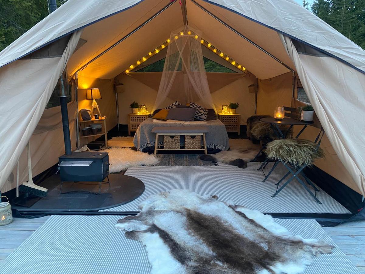 Glamping Tent With Amazing View In The Forest Torsby Exterior foto