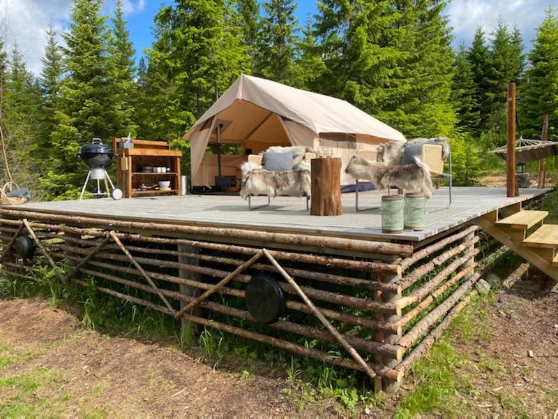 Glamping Tent With Amazing View In The Forest Torsby Exterior foto